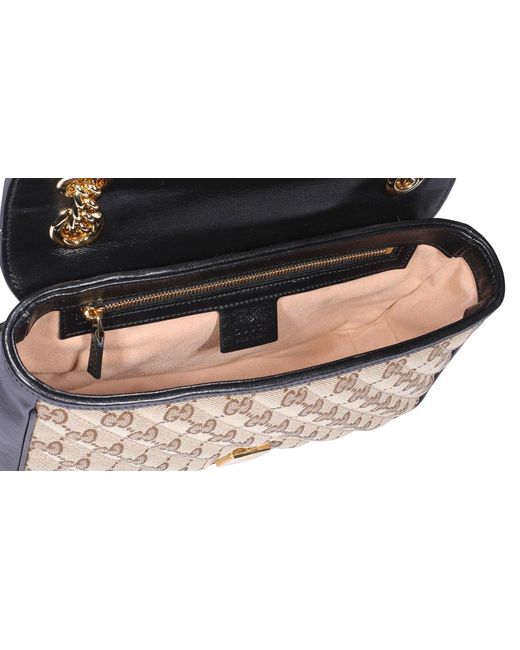 Gucci GG Marmont Small Shoulder Bag in Brown Lyst
