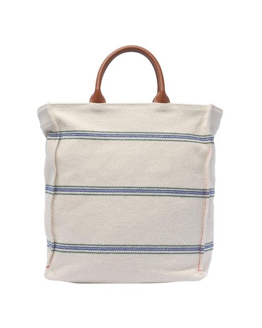 Marni Natural Logo Shopping Bag for men