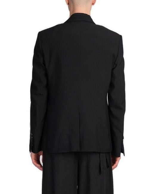 Ann Demeulemeester Black Cadby Single-Breasted Blazer for men