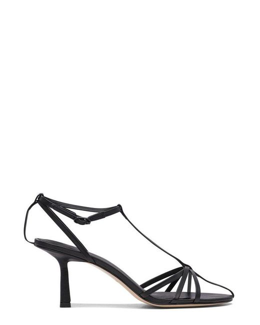 STUDIO AMELIA Black Aviary Heel Sandals