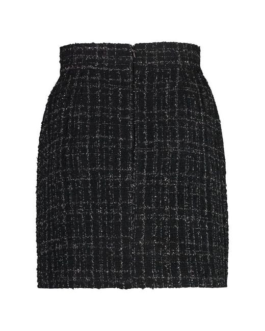 Boss Black Tweed Mini Skirt