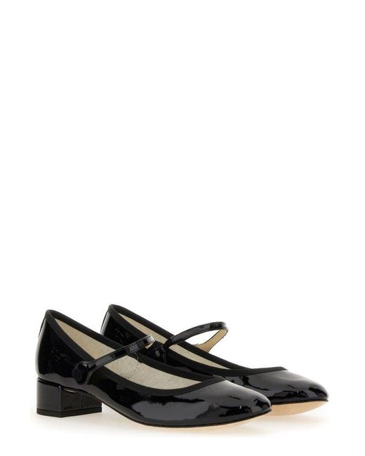 Repetto Black Mary Jane Ballet Flats