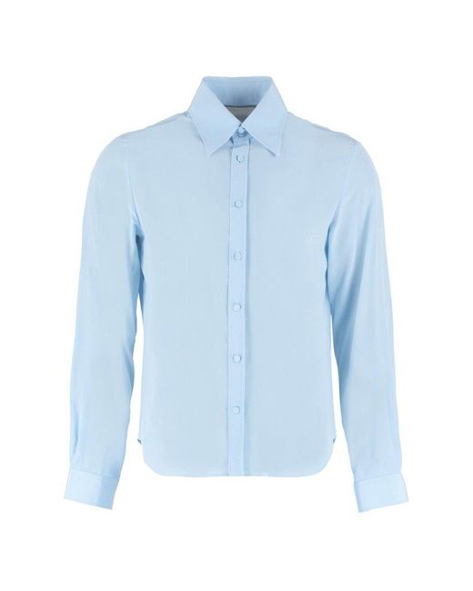 Gucci Silk Button-down Long-sleeved 