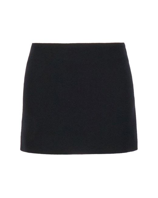 Ann Demeulemeester Black Concealed Zipped Mini Skirt