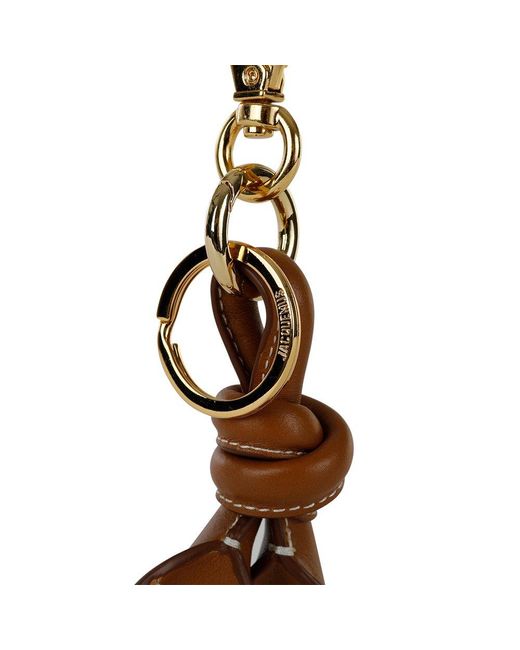 Jacquemus Brown Twisted Key Ring