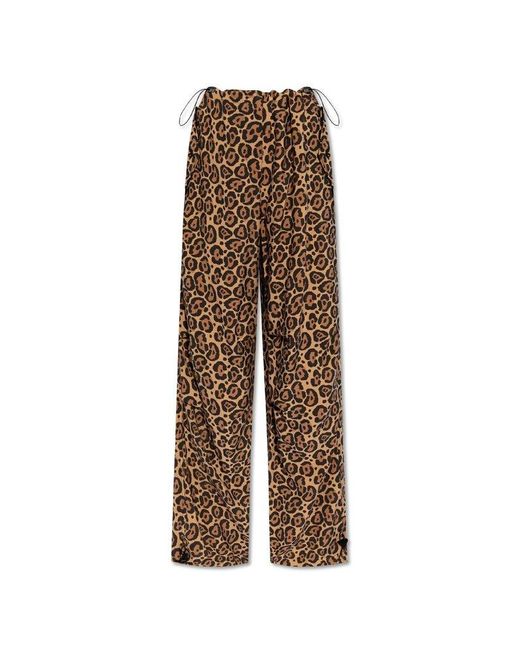 Emporio Armani Brown Trousers From The 'Sustainability' Collection