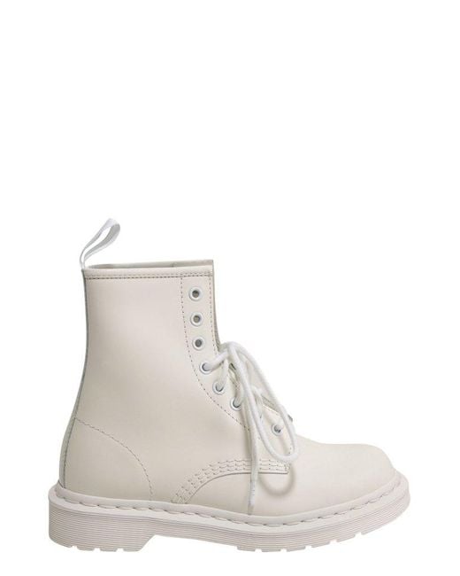1460 mono smooth white