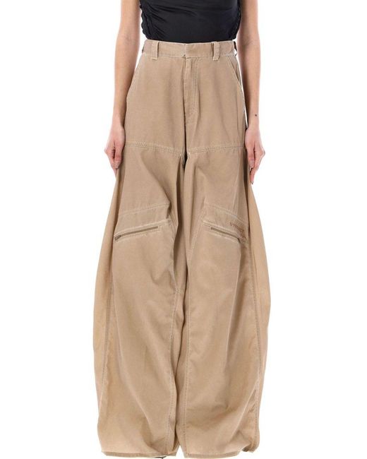 Y. Project Natural High Waist Wide-leg Trousers
