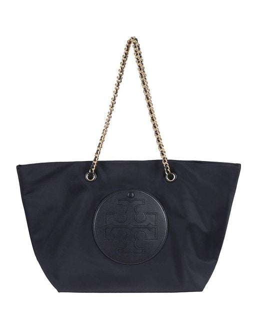Tory Burch Blue Ella Tote Bag
