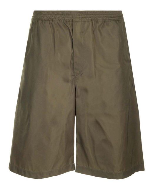 Givenchy Green Nylon Bermuda Shorts for men