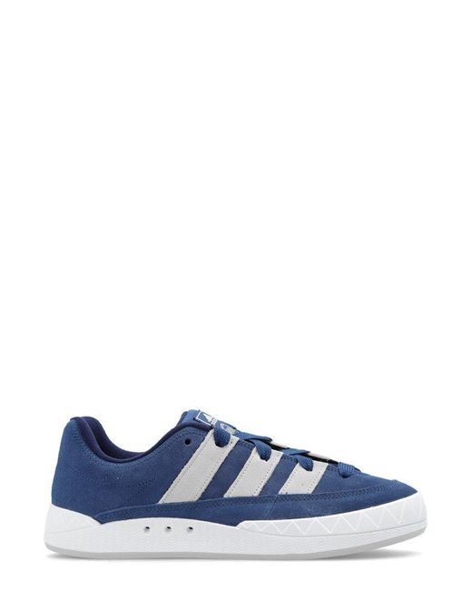 Adidas Originals Blue Adimatic Lace-up Sneakers for men