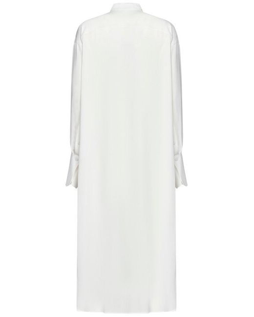 Alexander McQueen White Midi Dress