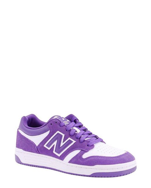 New Balance Purple 480 Lace-up Sneakers for men