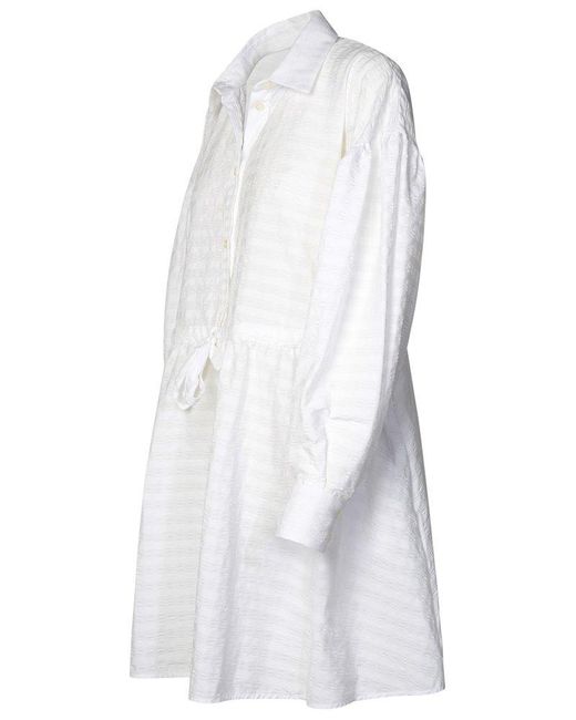 MSGM White Cotton Dress