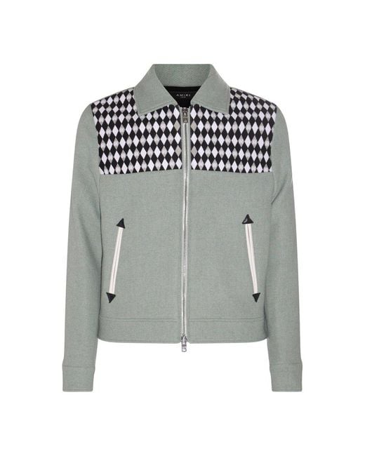 AMIRI monogram-jacquard Work Jacket - Farfetch