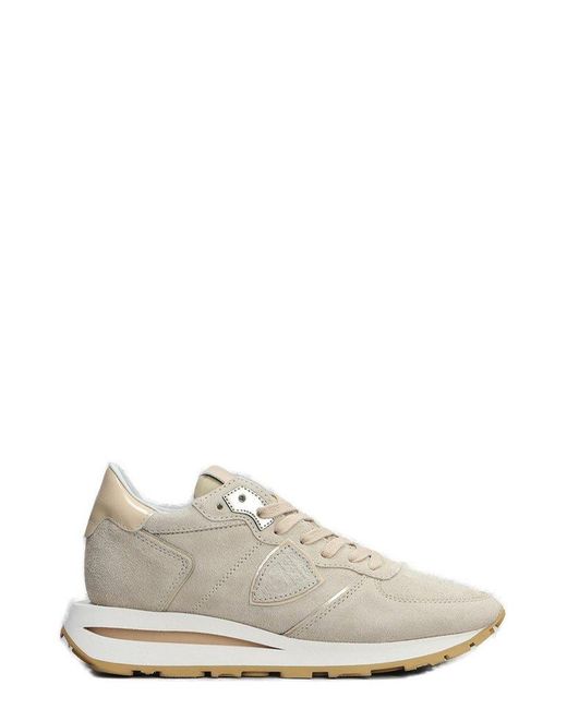 Philippe Model White Tropez Haute Lace-Up Sneakers