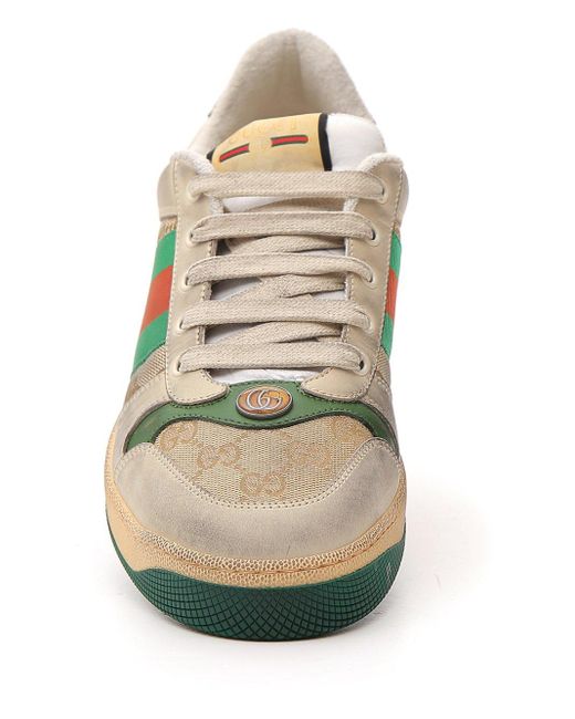 gucci screener leather sneaker