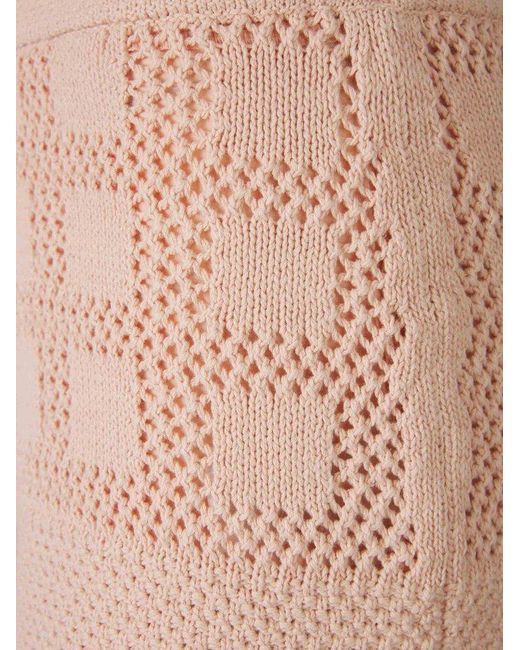 Zimmermann Pink Waverly Crochet Shorts