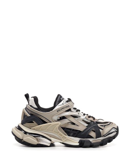Balenciaga Natural Track.2 Sneakers In Neoprene And Rubber for men