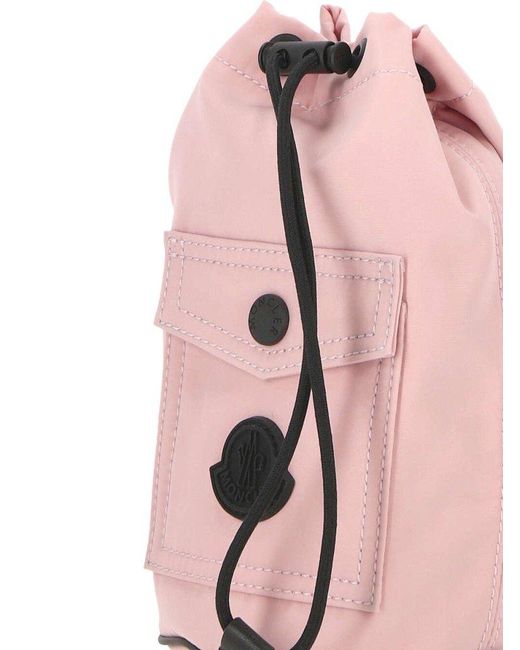 Moncler Pink Mini Bucket Bag