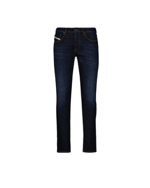 DIESEL Blue 2019 D-Strukt Straight-Leg Slim Jeans for men