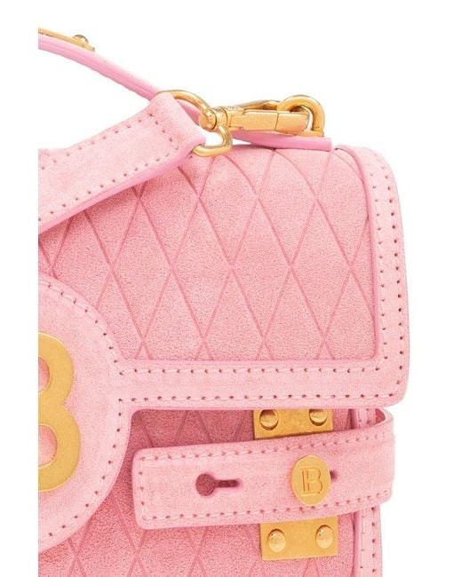Balmain Pink ‘B-Buzz 24’ Shoulder Bag