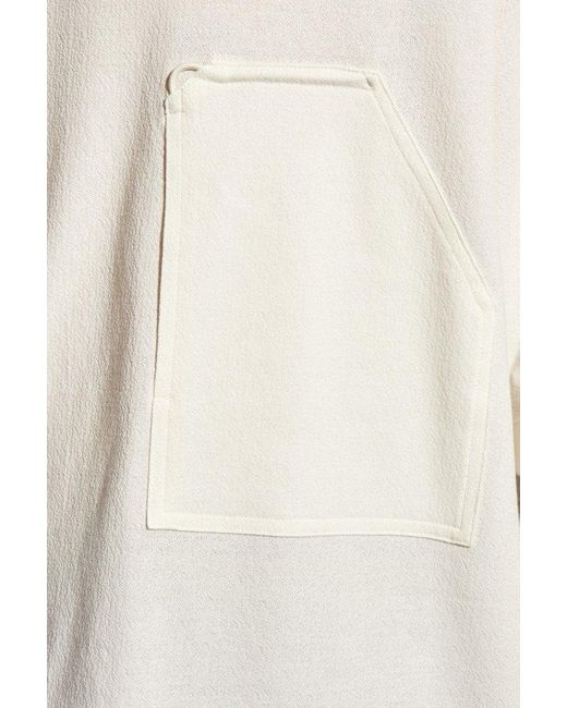 Y-3 White T-shirt With Pocket, for men