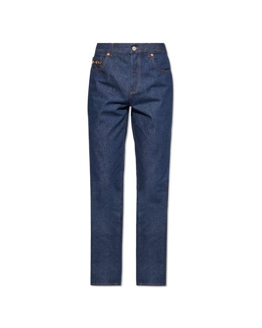 Gucci Blue Jeans With Straight Legs, for men