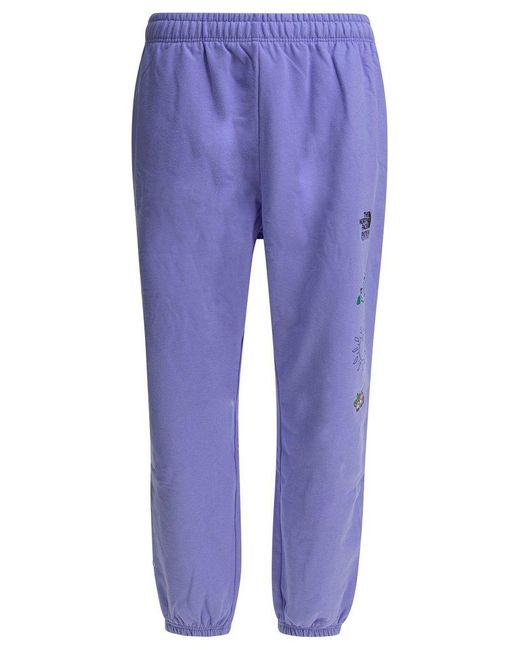 The North Face Blue Relaxed Mountain Cleanup Jogging Pants for men