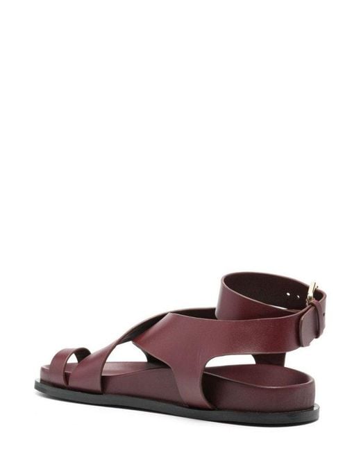 A.Emery Brown Jalen Crossover Detail Sandals
