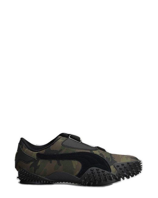 PUMA Black Mostro Camo Slip-On Sneakers for men