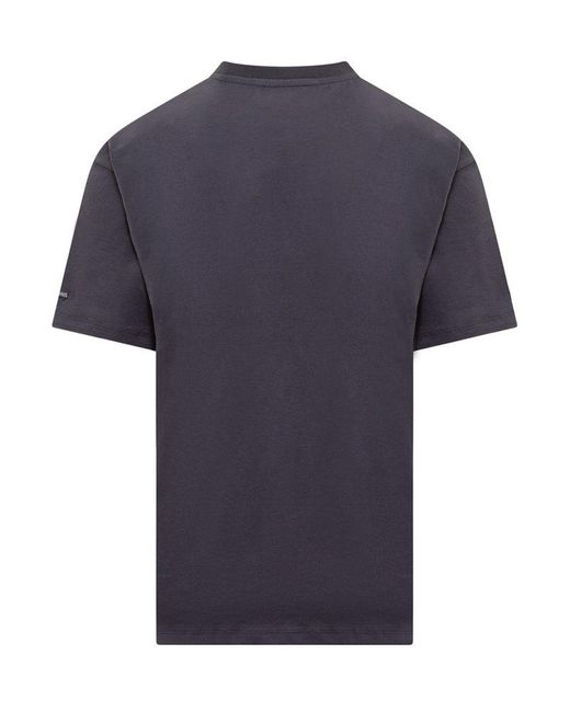 Raf Simons Blue Graphic T-Shirt With Pin Detail for men