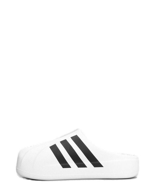 Adidas Originals White Adifom Superstar Mule Slides