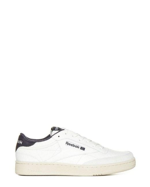 Reebok White Club C Sneakers
