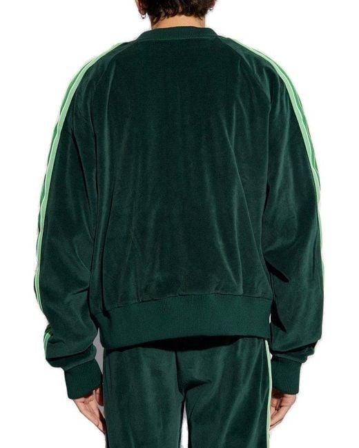 Amiri Green Stack Monogram Zipped Jacket for men
