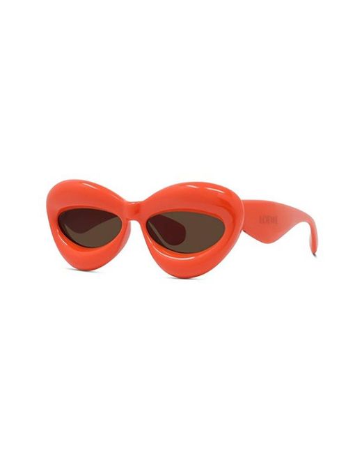 Loewe Red Cat-eye Frame Sunglasses
