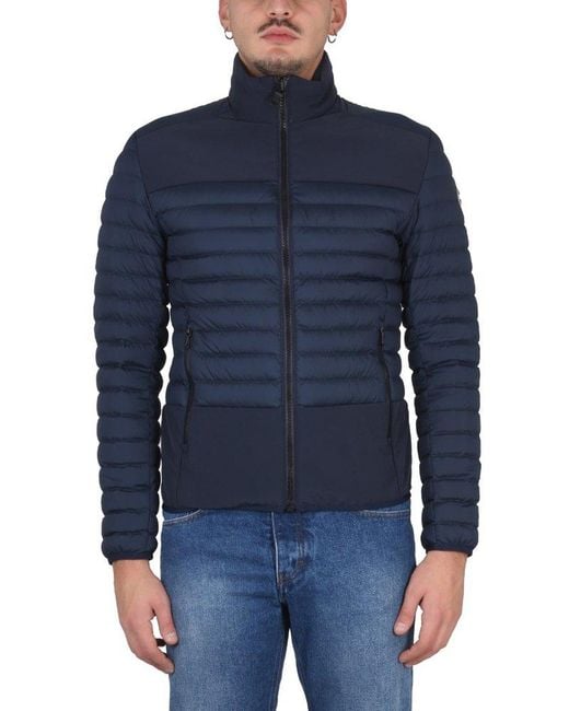 Colmar Blue Quilted Zipped Down Jacket for men