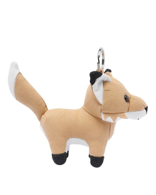 Maison Kitsuné Natural Keychains for men