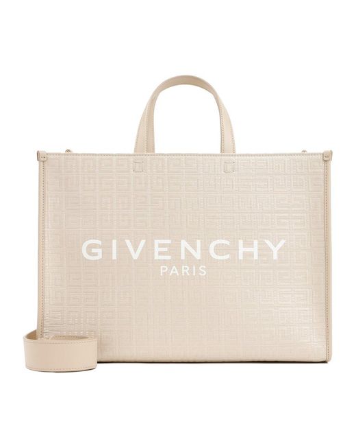 Givenchy Logo Printed Tote Bag in Natural Lyst