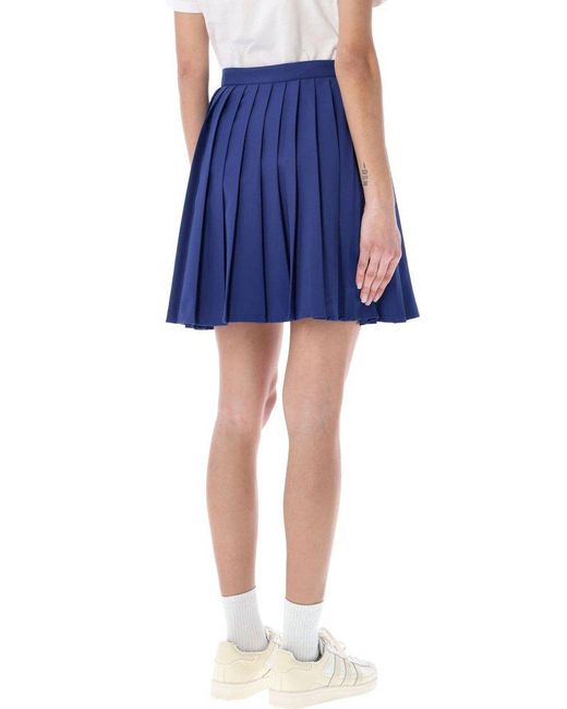 Adidas Originals Blue Pleated Skirt