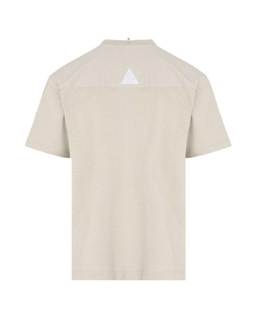 Moncler White Dynamics Pocket T Shirt for men