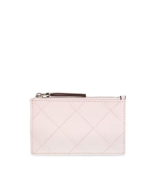Tory Burch Pink Leather Card Case,