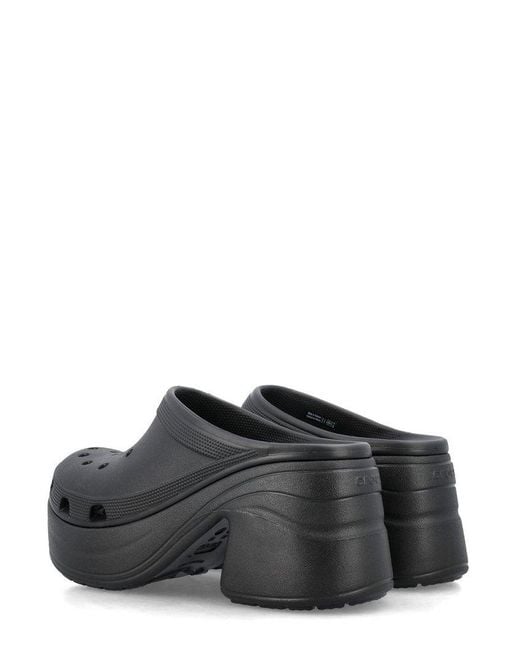 CROCSTM Gray Siren High-Heeled Clogs