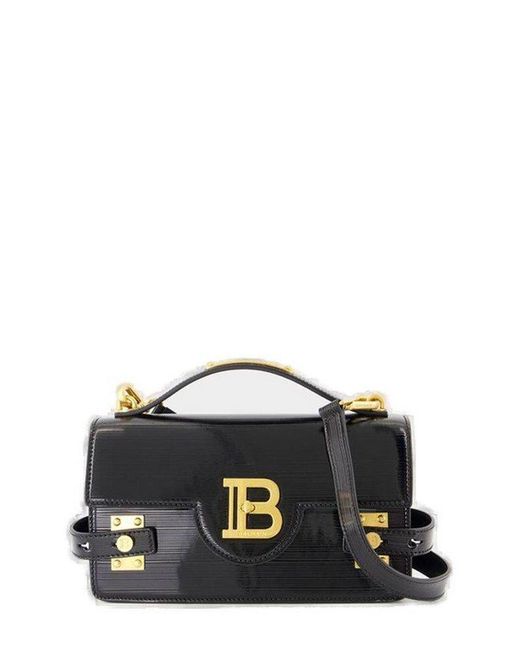 【関税＆送料込み】Balmain B-Buzz 24 Crossbody Balmain B-Buzz 24 Crossbody in Black | Lyst Canada