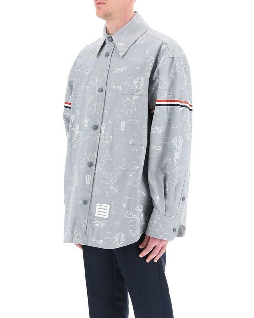 Thom Browne Cotton Motif Printed 