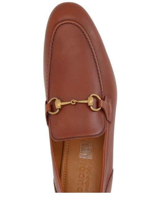 Gucci Brown Jordaan Loafers for men