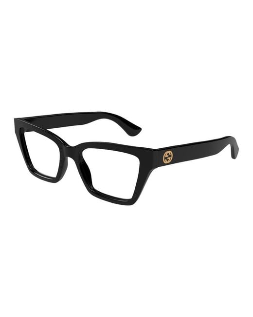 Gucci Black Square Frame Glasses