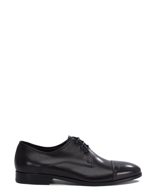 Fabi Black Classic Lace-Up Shoes for men