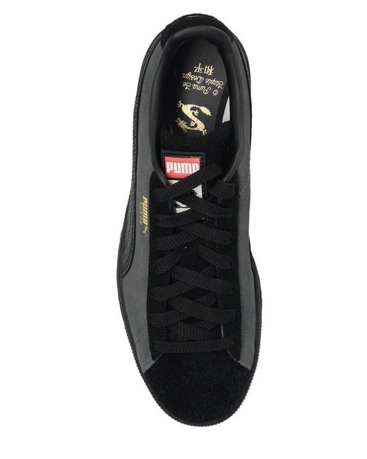 PUMA Black X Staple Suede "Year Of The Dragon" Sneakers
