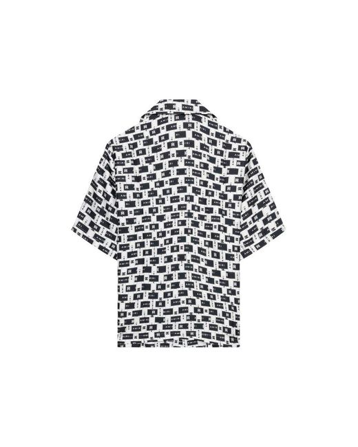 Houndstooth Knit Shirt - Teal, mnml